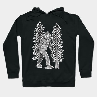 Bigfoot in the Forest Hoodie